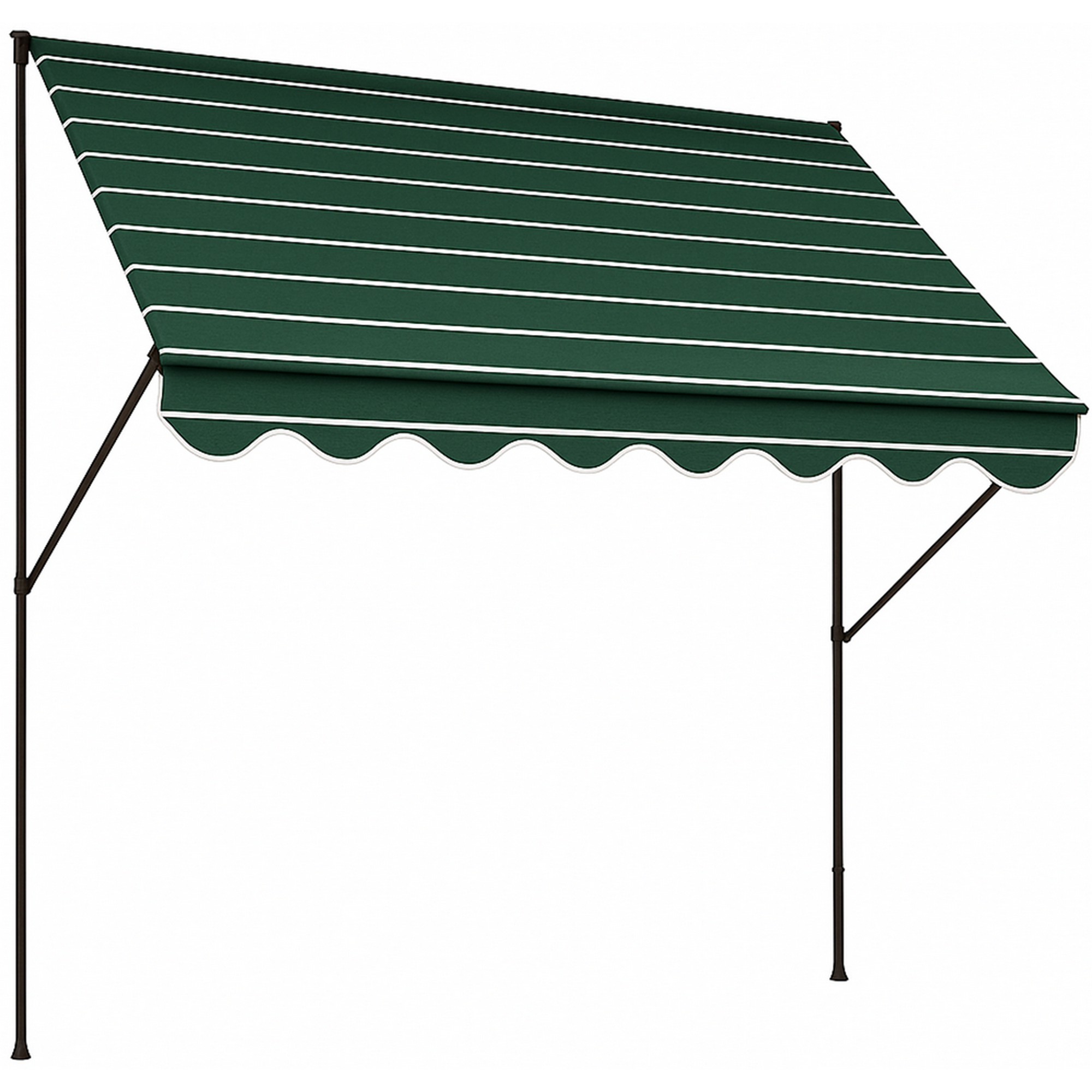 Klemmmarkise 'Exklusiv' grün 300 x 150 cm