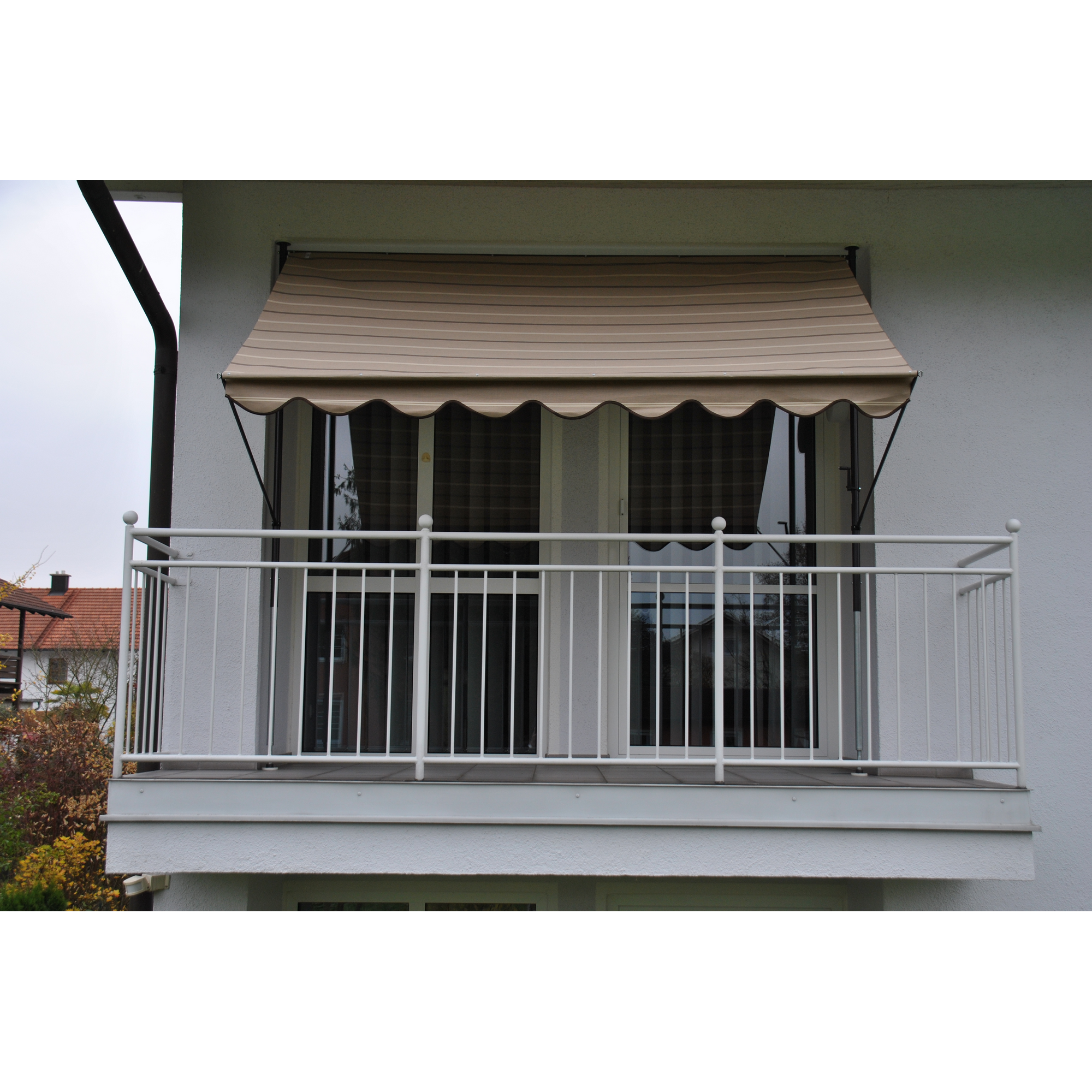 Klemmmarkise 'Exklusiv' beige 400 x 150 cm