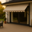 Klemmmarkise 'Exklusiv' beige 400 x 150 cm