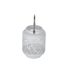 Laterne Metall weiß 18 cm