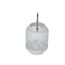 Laterne Metall weiß 18 cm