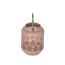 Laterne Metall rosa 18 cm