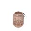 Laterne Metall rosa 18 cm