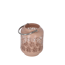 Laterne Metall rosa 18 cm