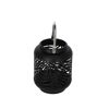 Laterne Metall schwarz 18 cm