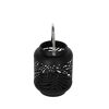 Laterne Metall schwarz 18 cm