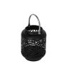 Laterne Metall schwarz 18 cm