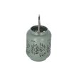 Laterne Metall mintgrün 18 cm