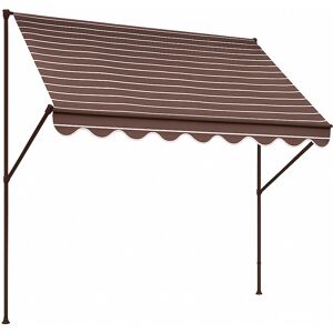 Klemmmarkise 'Exklusiv' braun 400 x 150 cm
