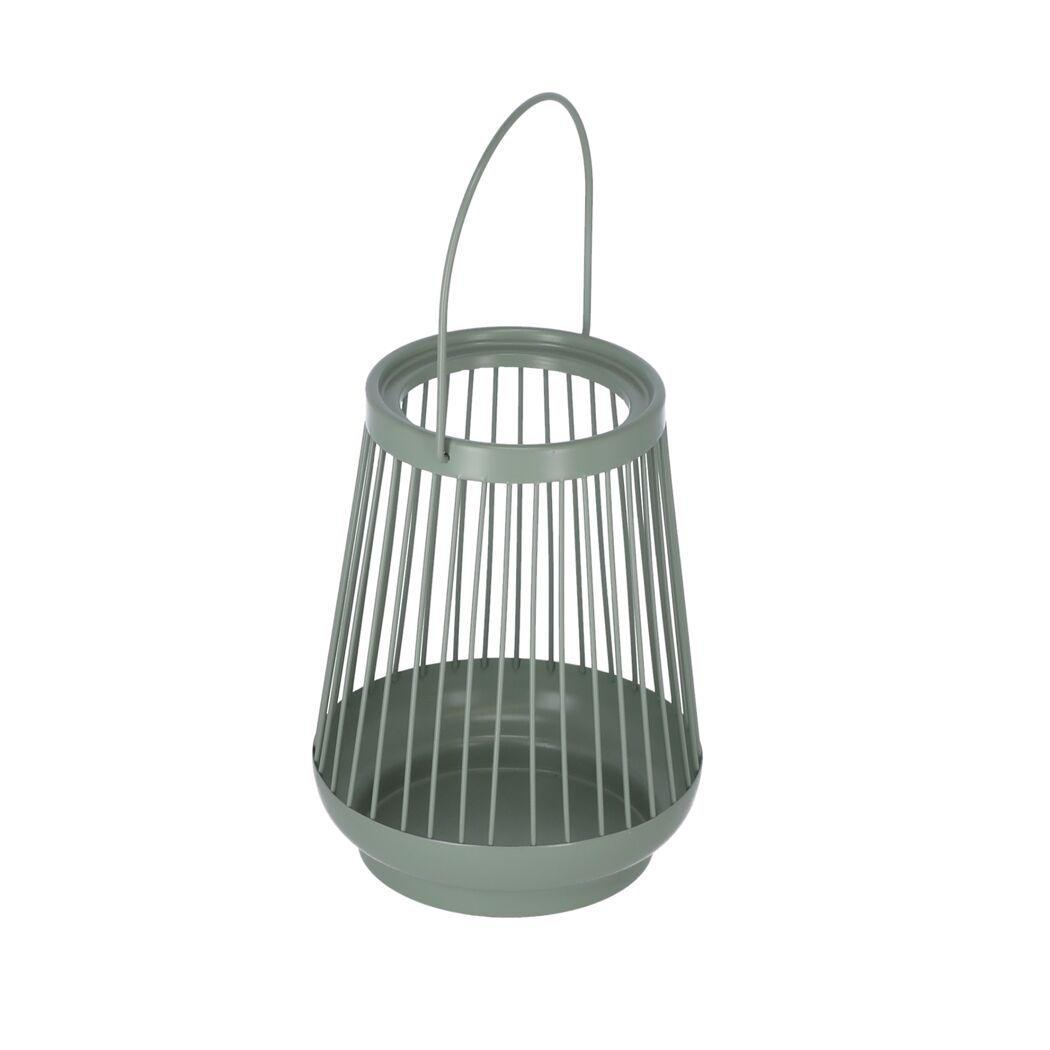 Laterne Metall mintgrün 19 cm