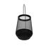 Laterne Metall schwarz 19,5 cm