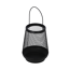 Laterne Metall schwarz 19,5 cm