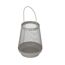 Laterne Metall taupe 19,5 cm