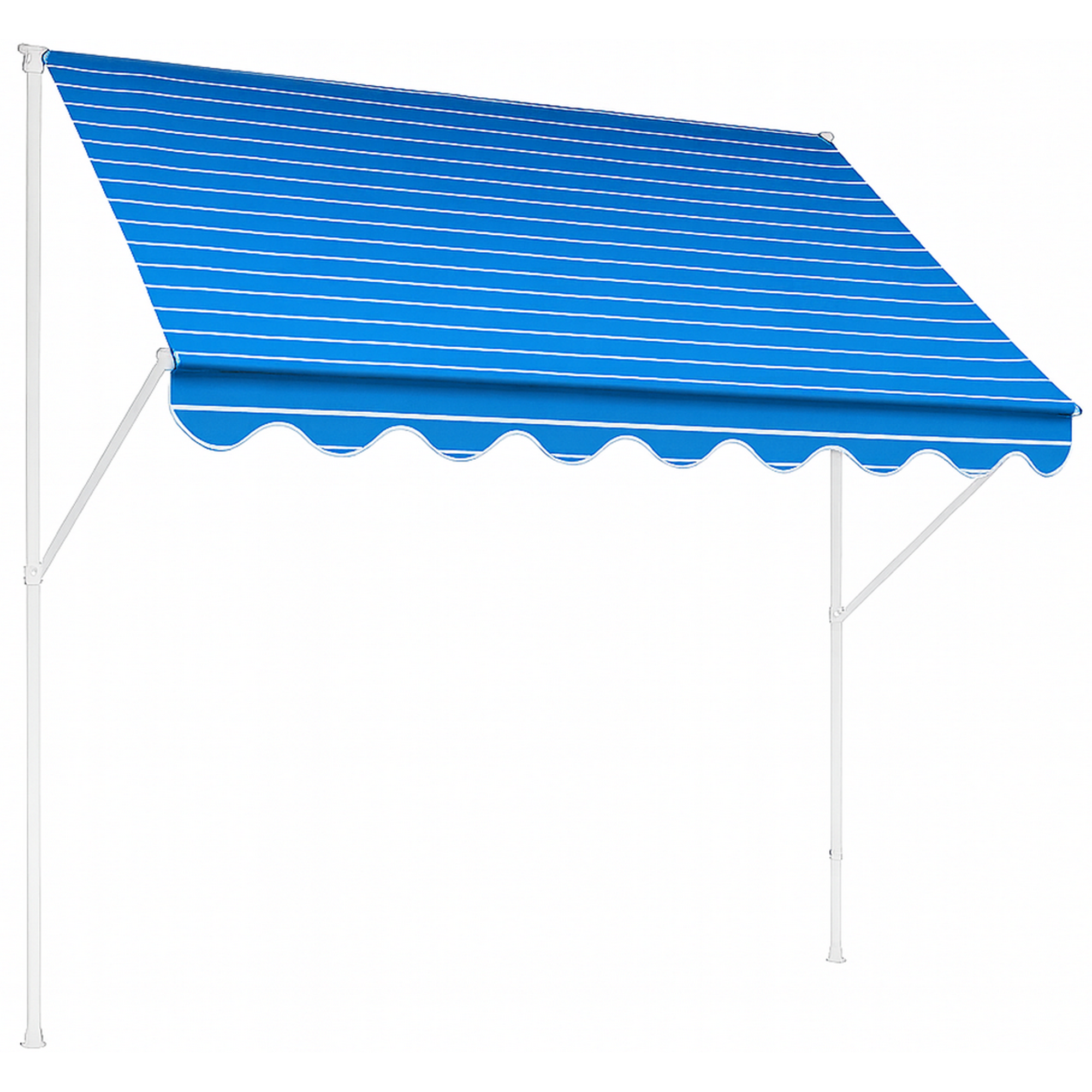 Klemmmarkise 'Exklusiv' blau 350 x 150 cm