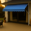 Klemmmarkise 'Exklusiv' blau 350 x 150 cm