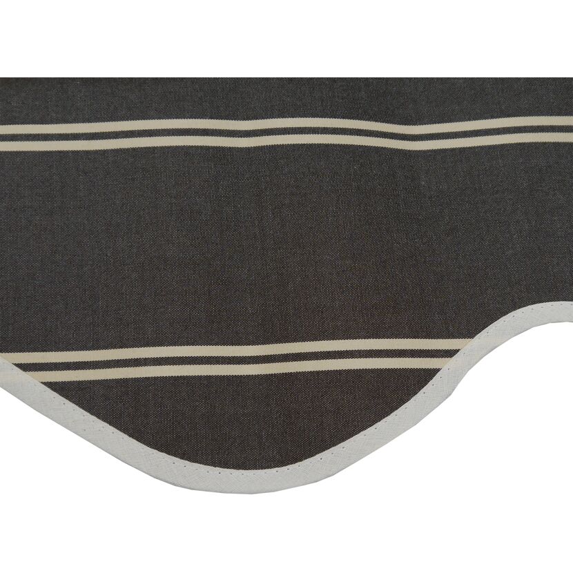 Klemmmarkise 'Exklusiv' mit Volant/wasserabweisend 150 x 150 cm