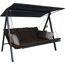 Hollywoodschaukel 'Lounge Smart' 3-Sitzer braun 210 x 160 x 145 cm