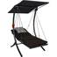 Hollywoodschaukel 'Swing Smart' 1-Sitzer braun 100 x 160 x 145 cm