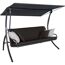 Hollywoodschaukel 'Elegance Smart' 3-Sitzer braun 210 x 160 x 145 cm