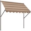 Klemmmarkise 'Exklusiv' mit Volant/wasserabweisend 250 x 150 cm