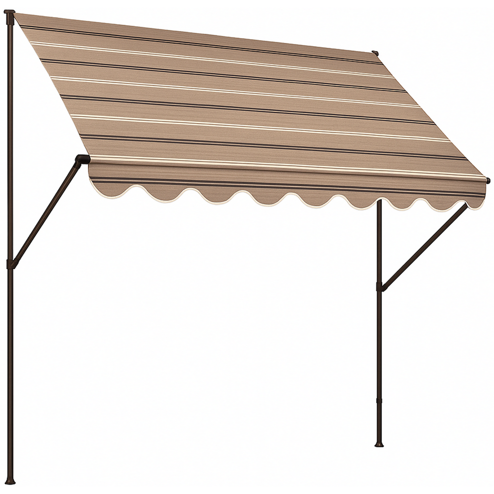 Klemmmarkise 'Exklusiv' beige 250 x 150 cm