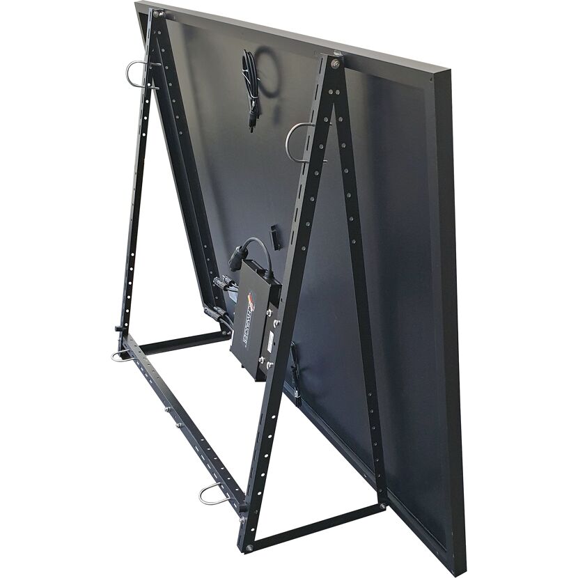 Ständerwerk 'SOBM1030' Solarmodul Aluminium schwarz 113 x 3 x 3 cm