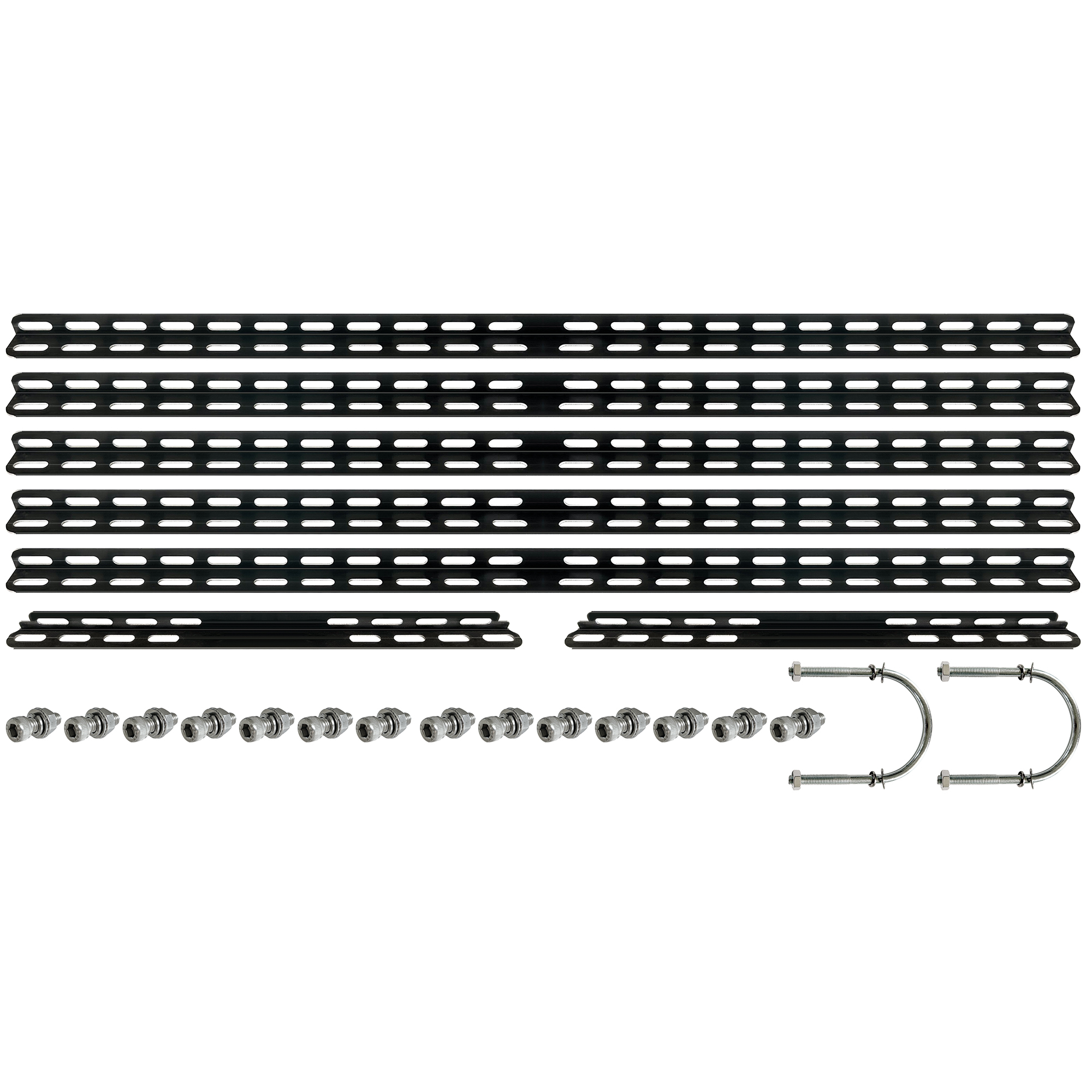 Ständerwerk 'SOBM1030' Solarmodul Aluminium schwarz 113 x 3 x 3 cm
