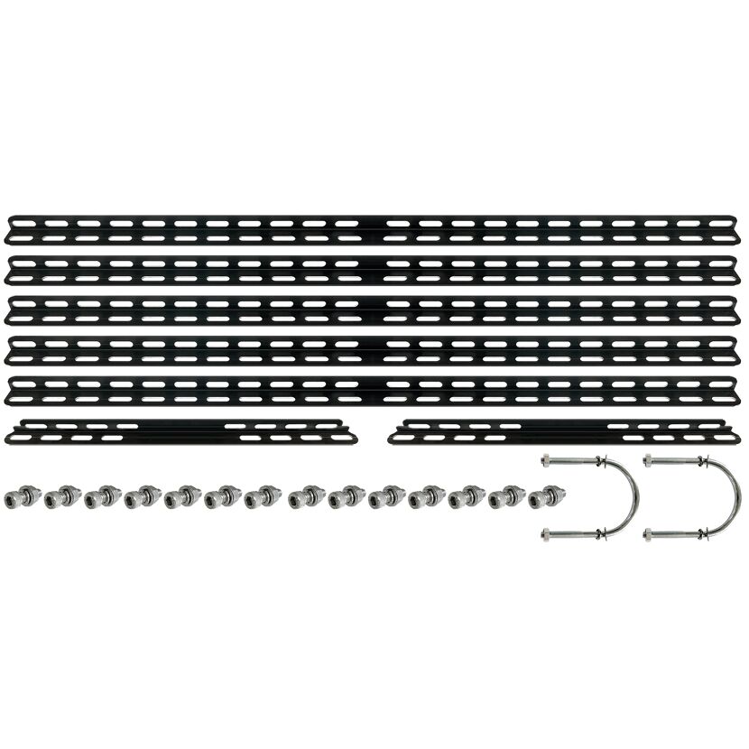 Ständerwerk 'SOBM1030' Solarmodul Aluminium schwarz 113 x 3 x 3 cm