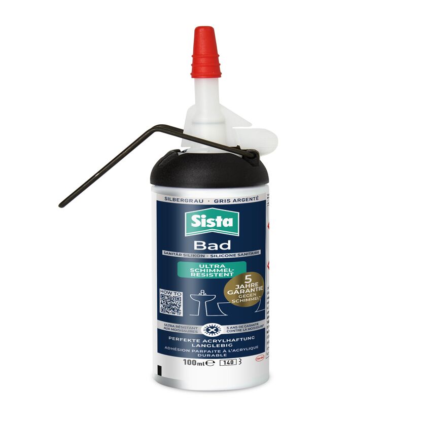 Badsilikon 'Ultra' silbergrau 100 ml