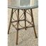 Gartenstuhl 'Rita' Aluminium beige 60,5 x 56 x 85 cm