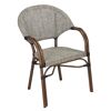 Gartenstuhl 'Rita' Aluminium beige 60,5 x 56 x 85 cm