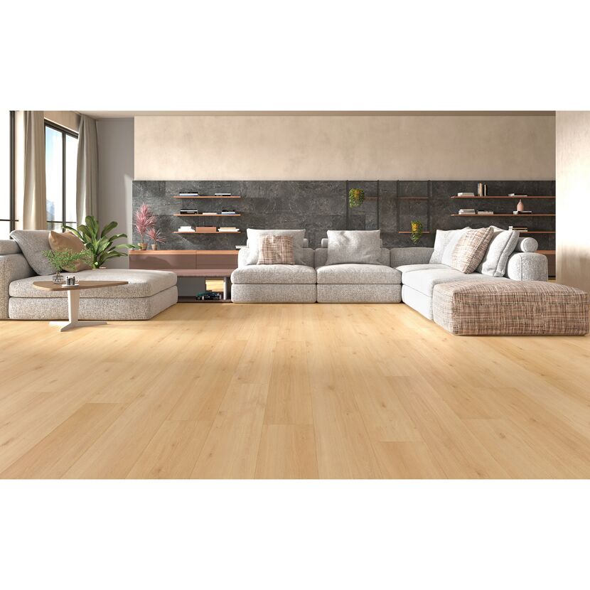 Laminat 'Skyline Large Amado XL' Eiche natur 8 mm