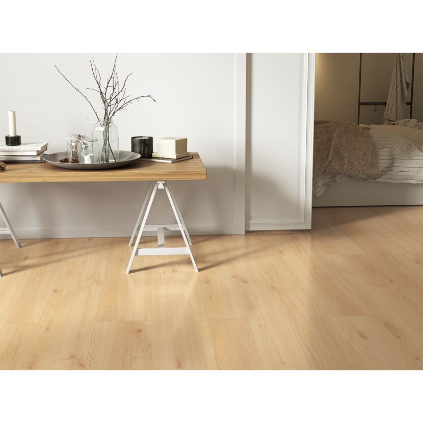 Laminat 'Skyline Large Amado XL' Eiche natur 8 mm