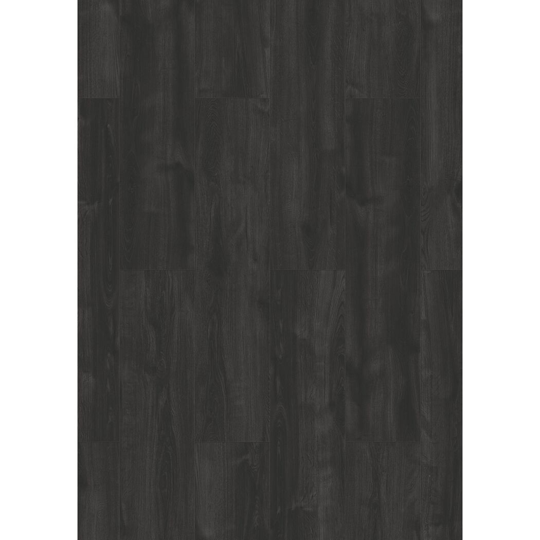 Laminat 'Skyline Large Benson XL' Eiche schwarz 8 mm