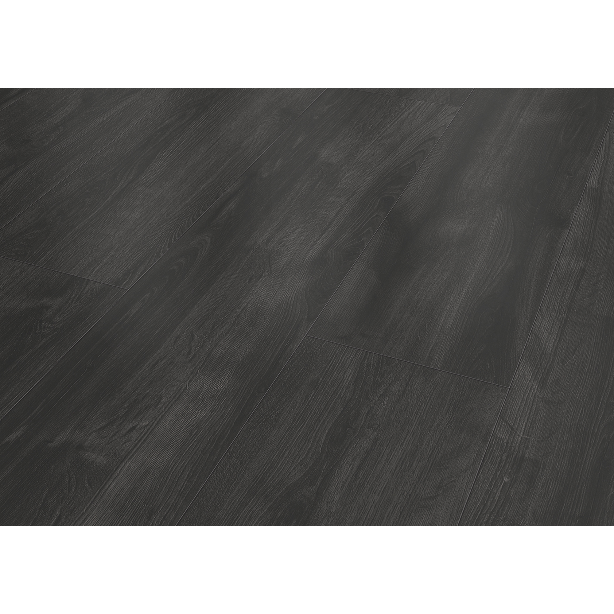 Laminat 'Skyline Large Benson XL' Eiche schwarz 8 mm