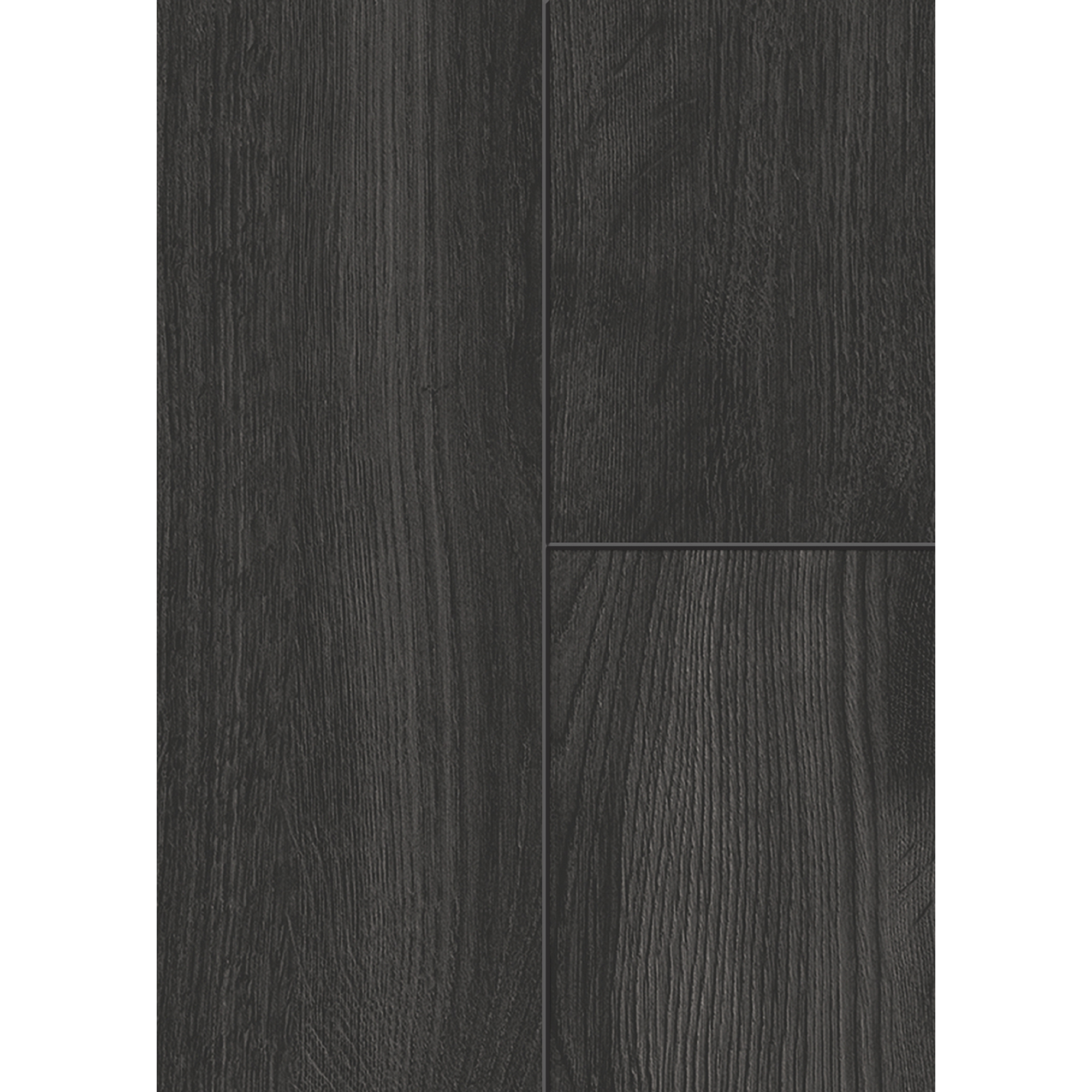 Laminat 'Skyline Large Benson XL' Eiche schwarz 8 mm