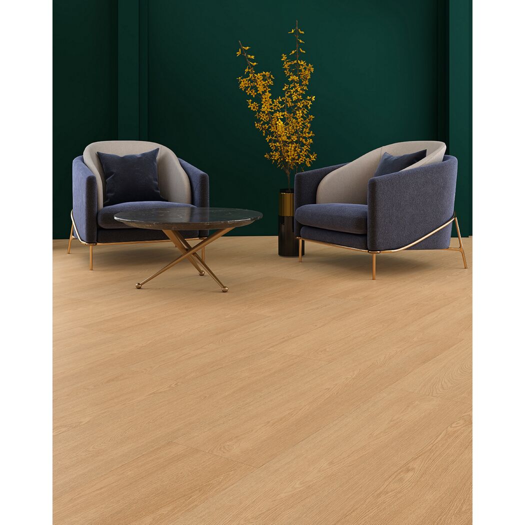 Laminat 'LF 833-4 XL' Marlo Eiche hellbraun wasserresistent 8 mm