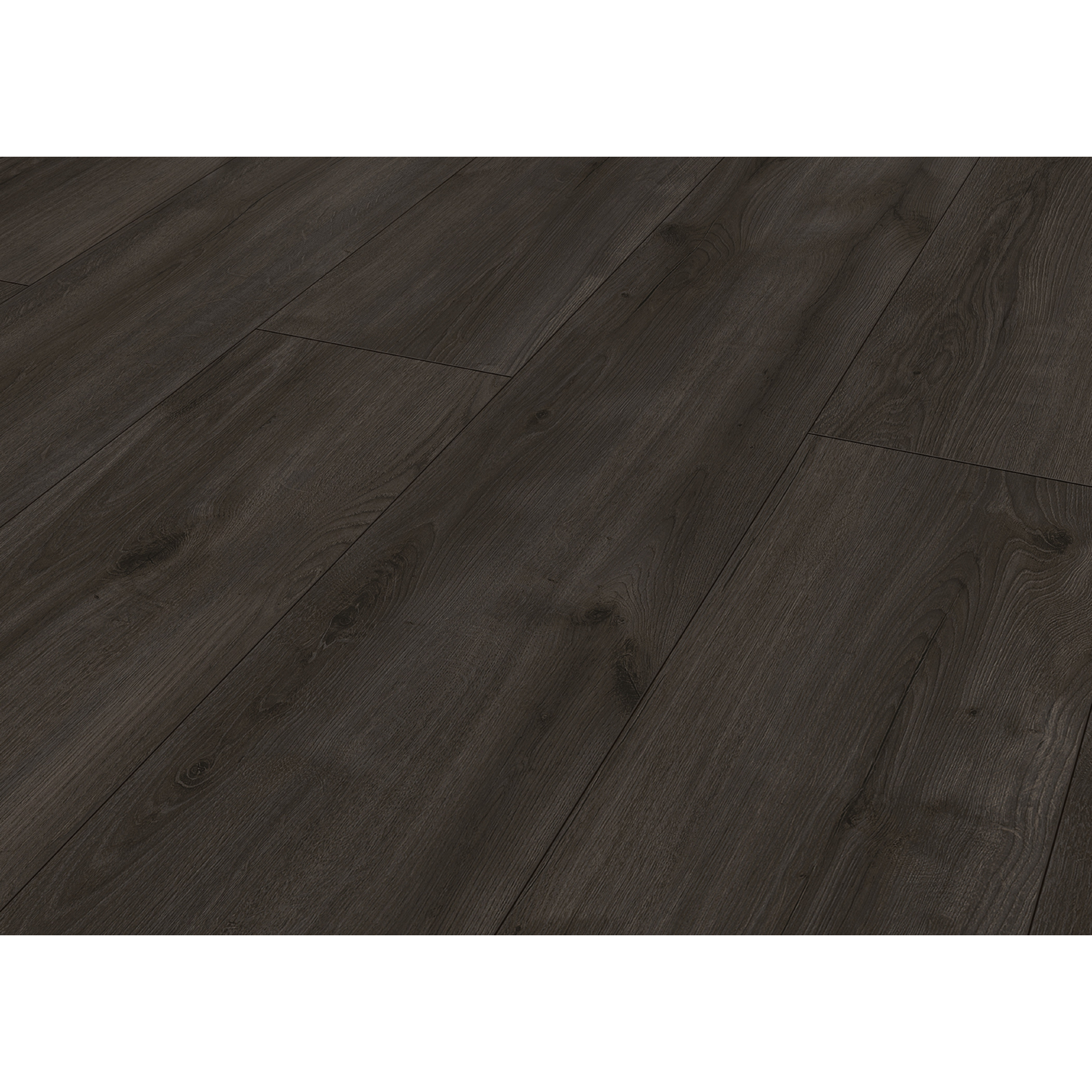 Laminat '833-4 XL' Santos Eiche schwarz wasserresistent 8 mm