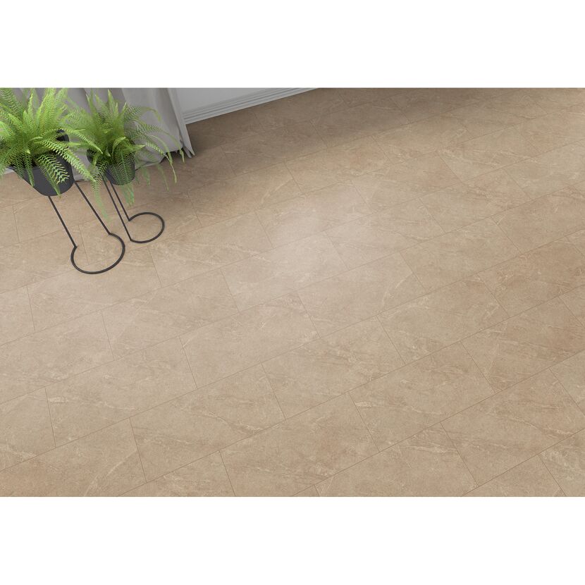 Laminat 'Visio Grande' Dolomit sand wasserresistent 8 mm