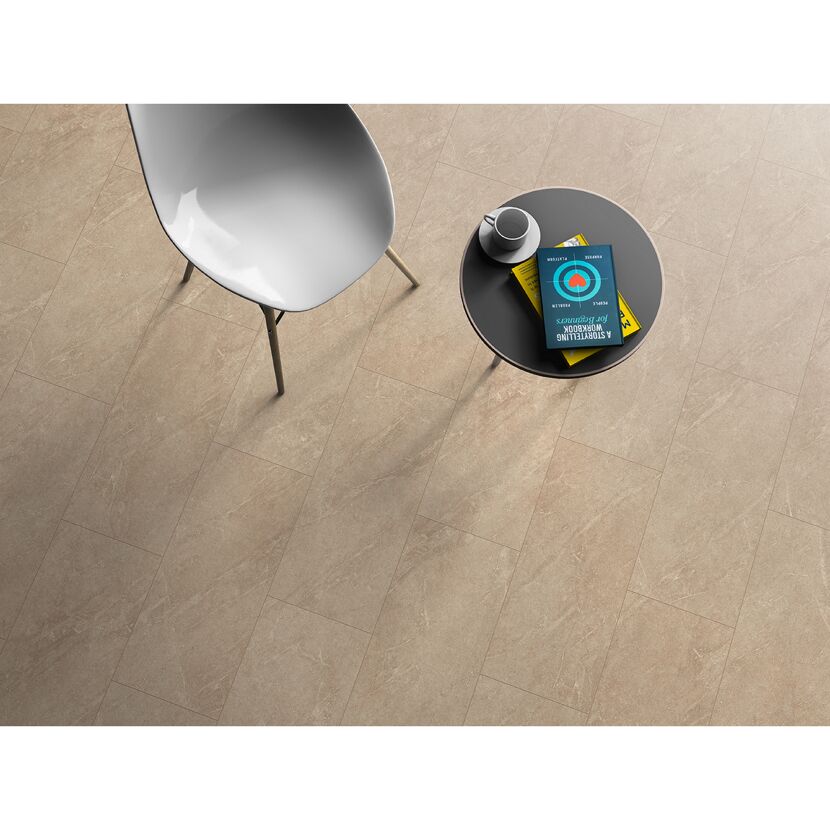 Laminat 'Visio Grande' Dolomit sand wasserresistent 8 mm