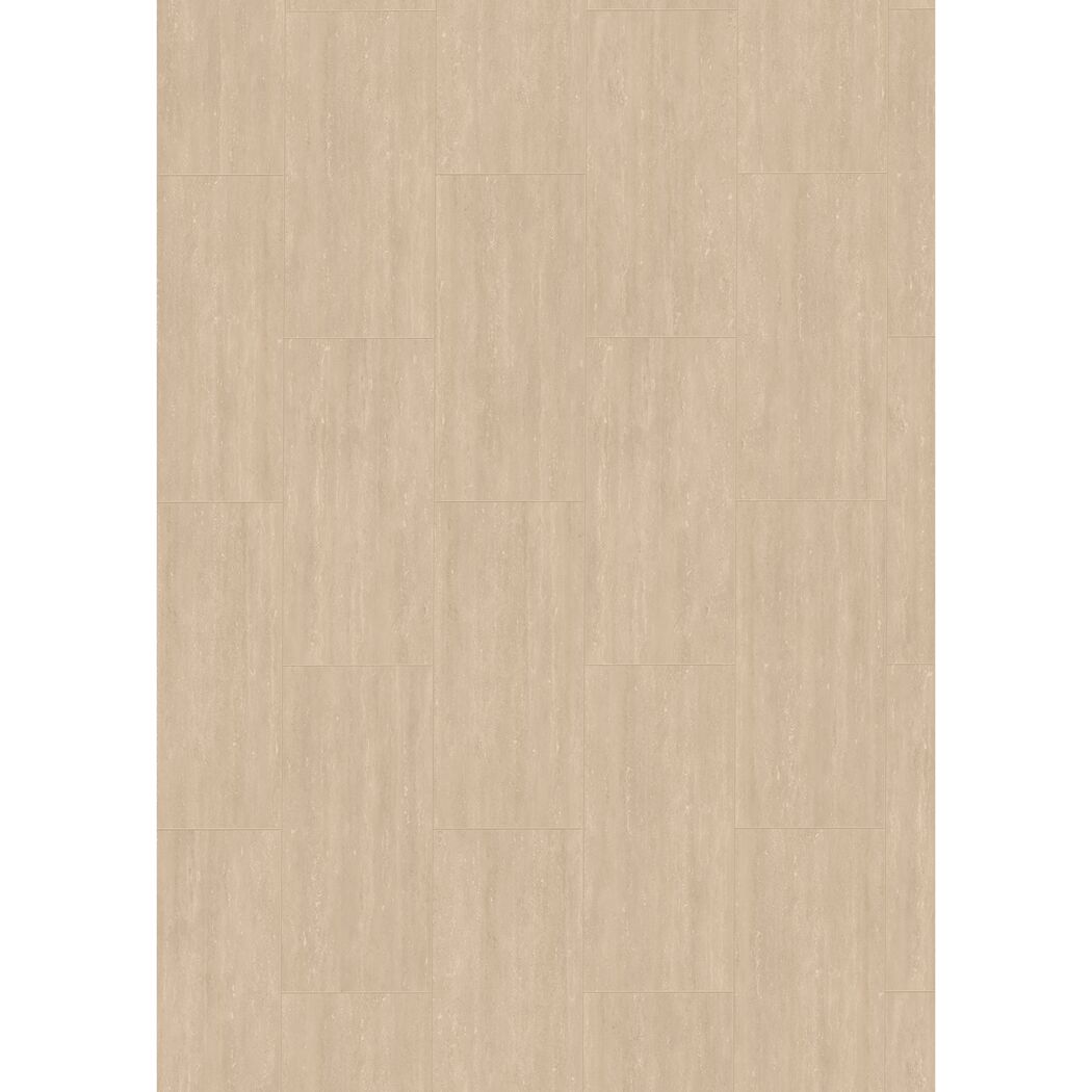 Laminat 'Visio Grande' Travertin beige wasserresistent 8 mm