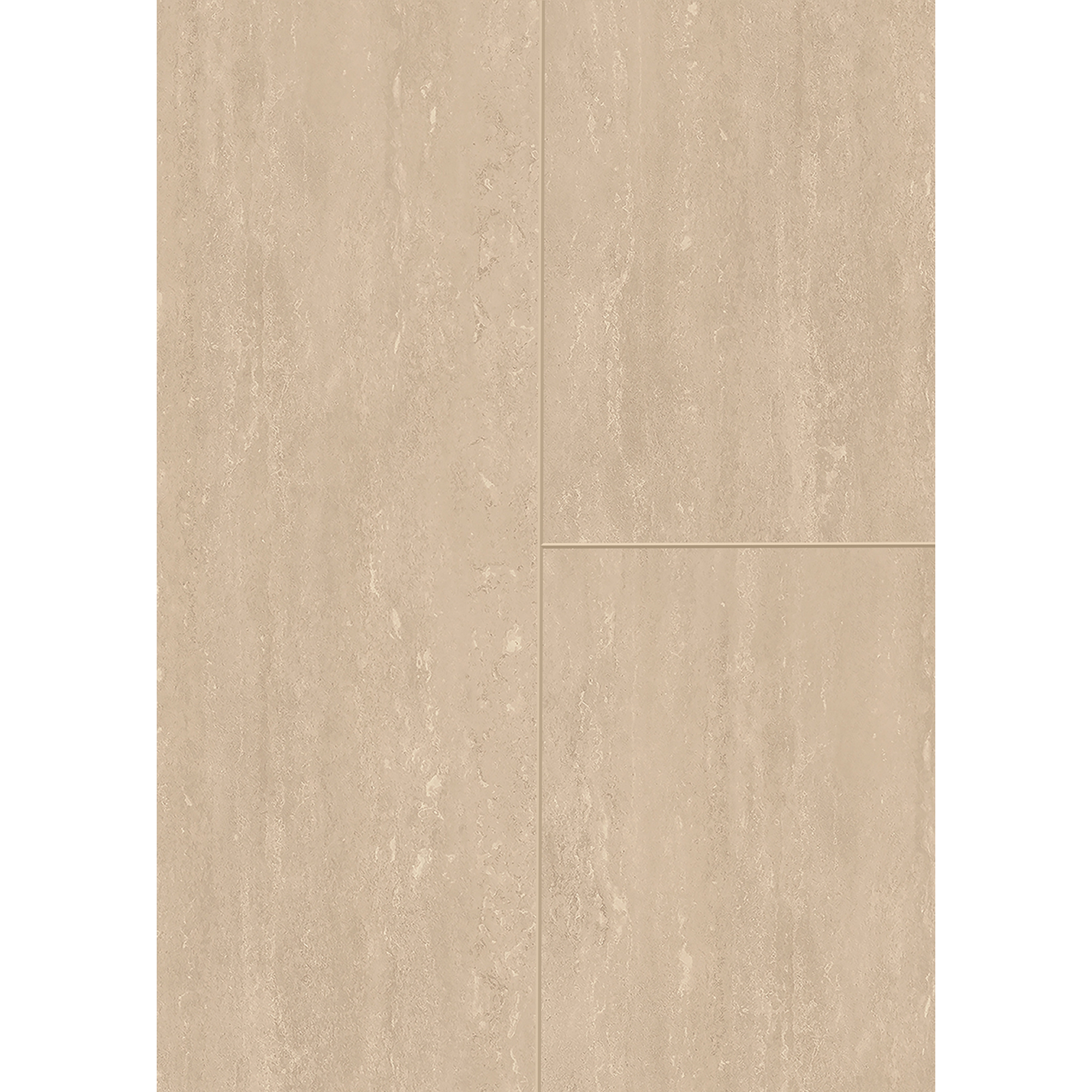 Laminat 'Visio Grande' Travertin beige wasserresistent 8 mm