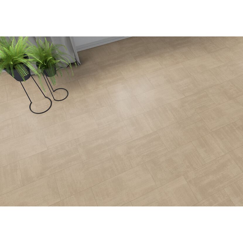 Laminat 'Visio Grande' Cascade beige wasserresistent 8 mm