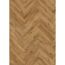 Laminat 'Ville Carrito' Fischgrät Eiche goldfarben 8 mm