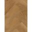 Laminat 'Ville Carrito' Fischgrät Eiche goldfarben 8 mm