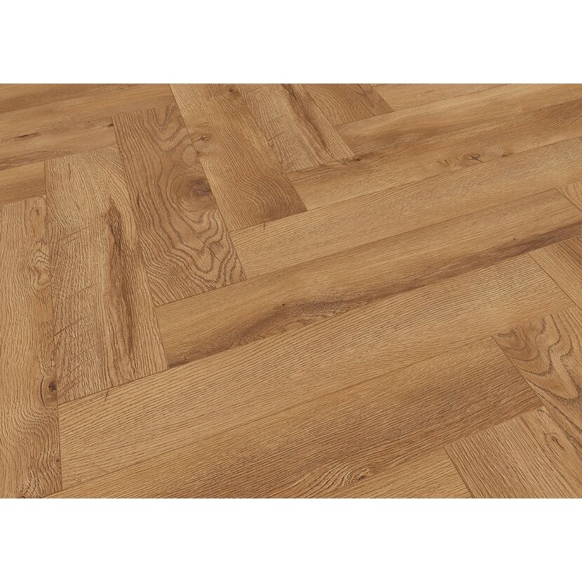Laminat 'Ville Almagro' Fischgrät Eiche natur 8 mm