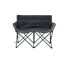 Campingbank 'Island' anthrazit 126 x 50 x 48/88 cm