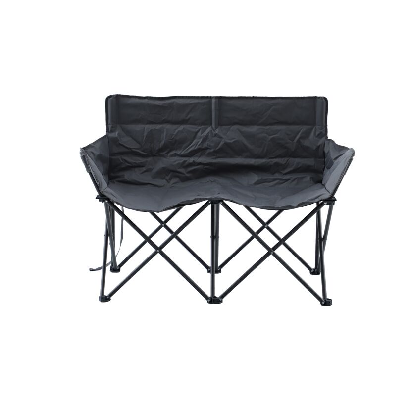 Campingbank 'Island' anthrazit 126 x 50 x 48/88 cm