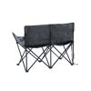 Campingbank 'Island' anthrazit 126 x 50 x 48/88 cm