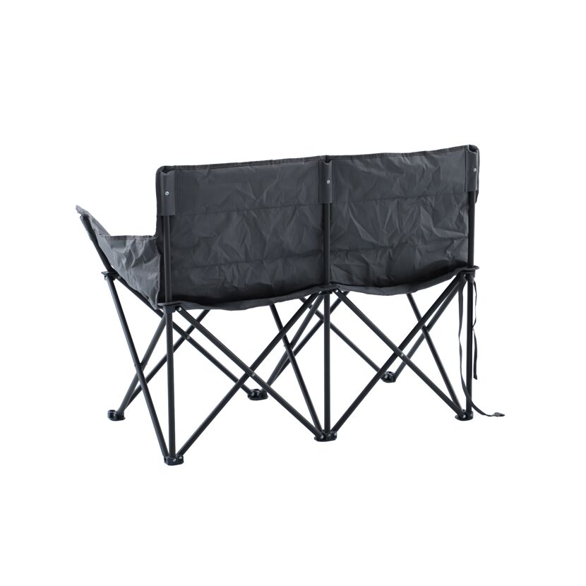 Campingbank 'Island' anthrazit 126 x 50 x 48/88 cm